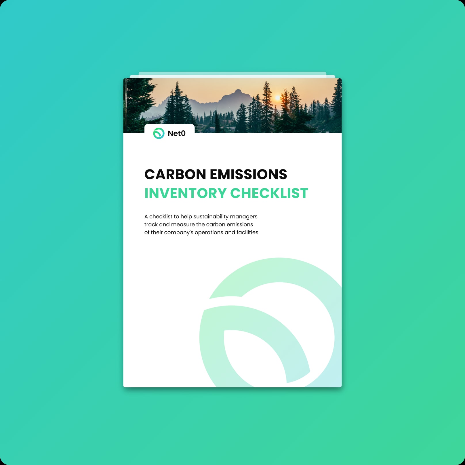 Carbon Emissions Inventory Checklist Net0